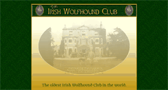 Desktop Screenshot of irishwolfhoundclub.org.uk